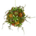 8.5" Mixed Artificial Succulent & Moss Ball -Green/Burgundy (Pack of 2) - J161273