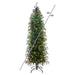 6'6"Hx33"W PE Norfolk Pine Artificial Christmas Tree, Micro LED Pre-Lit (Multi-Mode) -Green - JK255063LEDCC