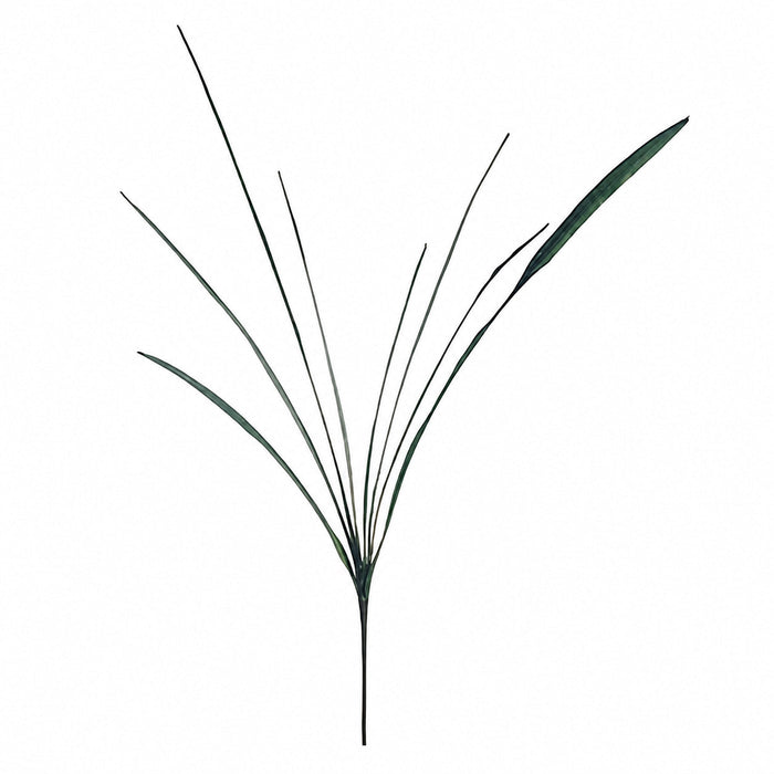 40" Hand-Wrapped Silk Cymbidium Orchid Leaf Plant Stem -Frosted Green (Pack of 12) - JYL823-GR/FS