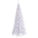 5'6"Hx30"W Slim Fir Artificial Christmas Tree, Unlit -White - K160155