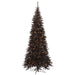 10'Hx50"W Slim Fir Artificial Christmas Tree, LED Pre-Lit -Black - K161686LED