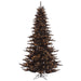 9'Hx64"W Fir Artificial Christmas Tree, LED Pre-Lit -Black - K161781LED
