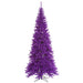 10'Hx50"W Slim Fir Artificial Christmas Tree, Unlit -Purple - K163085