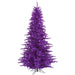 4'6"Hx34"W Fir Artificial Christmas Tree, Unlit -Purple - K163145