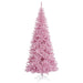 5'6"Hx30"W Slim Fir Artificial Christmas Tree, Unlit -Pink - K163655