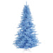 5'6"Hx42"W Fir Artificial Christmas Tree, Unlit -Sky Blue - K164255