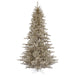 9'Hx64"W Tinsel Fir Artificial Christmas Tree, Unlit -Champagne - K166380