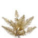 10'Hx68"W Tinsel Fir Artificial Christmas Tree, LED Pre-Lit -Champagne - K166386LED