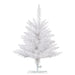 2'Hx20"W Fir Artificial Christmas Tree, Unlit -White - K160220