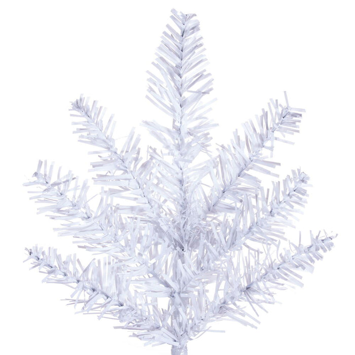 2'Hx20"W Fir Artificial Christmas Tree, Unlit -White - K160220