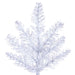 2'Hx20"W Fir Artificial Christmas Tree, Unlit -White - K160220
