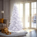 5'6"Hx42"W Fir Artificial Christmas Tree, Unlit -White - K160255