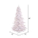 7'6"Hx52"W Fir Artificial Christmas Tree, LED Pre-Lit -White - K160276LED