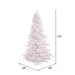 10'Hx68"W Fir Artificial Christmas Tree, LED Pre-Lit -White - K160286LED