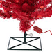 2'Hx20"W Fir Artificial Christmas Tree, LED Pre-Lit (Red) -Red - K161321LED