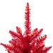 2'Hx20"W Fir Artificial Christmas Tree, LED Pre-Lit (Red) -Red - K161321LED
