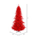 3'Hx25"W Fir Artificial Christmas Tree, Unlit -Red - K161330