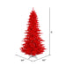 9'Hx64"W Fir Artificial Christmas Tree, Unlit -Red - K161380