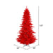 10'Hx68"W Fir Artificial Christmas Tree, Unlit -Red - K161385