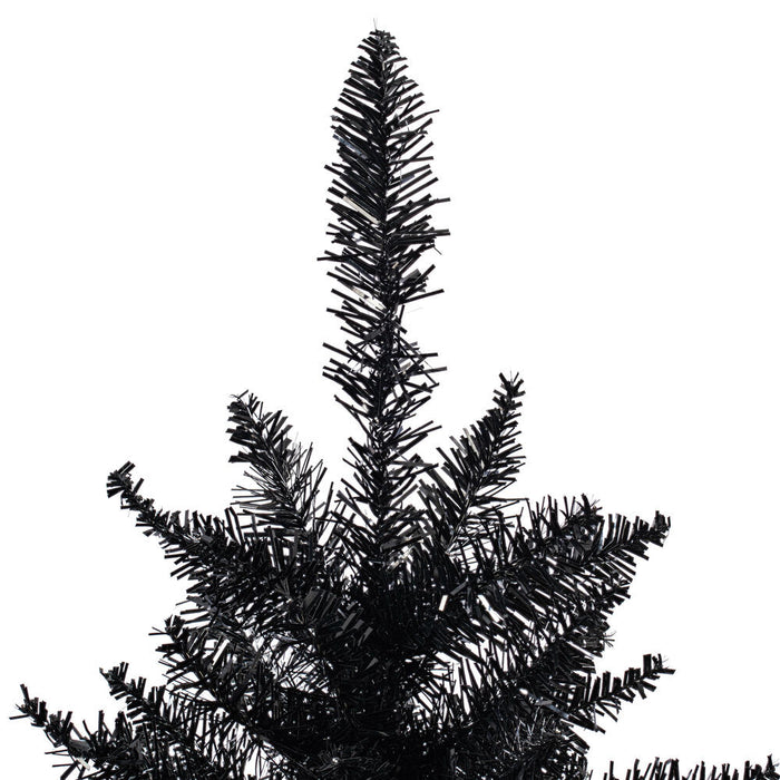 2'Hx20"W Fir Artificial Christmas Tree, Unlit -Black - K161720