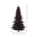 3'Hx25"W Fir Artificial Christmas Tree, Unlit -Black - K161730