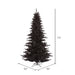 7'6"Hx52"W Fir Artificial Christmas Tree, Unlit -Black - K161775