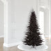 7'6"Hx52"W Fir Artificial Christmas Tree, Unlit -Black - K161775