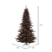 7'6"Hx52"W Fir Artificial Christmas Tree, LED Pre-Lit -Black - K161776LED