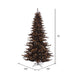 10'Hx68"W Fir Artificial Christmas Tree, LED Pre-Lit -Black - K161786LED