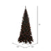 10'Hx50"W Slim Fir Artificial Christmas Tree, LED Pre-Lit (Orange) -Black - K161986LED