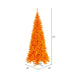 4'6"Hx24"W Slim Fir Artificial Christmas Tree, Unlit -Orange - K162245