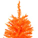 3'Hx25"W Fir Artificial Christmas Tree, LED Pre-Lit (Orange) -Orange - K162331LED