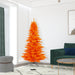 6'6"Hx46"W Fir Artificial Christmas Tree, Unlit -Orange - K162365