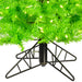 4'6"Hx24"W Slim Fir Artificial Christmas Tree, LED Pre-Lit (Green) -Lime - K162546LED