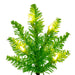 2'Hx20"W Fir Artificial Christmas Tree, LED Pre-Lit (Lime) -Lime - K162621LED