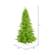 3'Hx25"W Fir Artificial Christmas Tree, Unlit -Lime - K162630