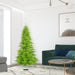 6'6"Hx46"W Fir Artificial Christmas Tree, Unlit -Lime - K162665
