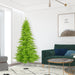 7'6"Hx52"W Fir Artificial Christmas Tree, Unlit -Lime - K162675