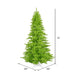 10'Hx68"W Fir Artificial Christmas Tree, Unlit -Lime - K162685