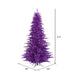 6'6"Hx46"W Fir Artificial Christmas Tree, Unlit -Purple - K163165
