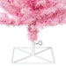 2'Hx20"W Fir Artificial Christmas Tree, LED Pre-Lit (Pink) -Pink - K163721LED