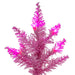 2'Hx20"W Fir Artificial Christmas Tree, LED Pre-Lit (Pink) -Pink - K163721LED