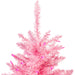 3'Hx25"W Fir Artificial Christmas Tree, LED Pre-Lit (Pink) -Pink - K163731LED