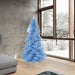 6'6"Hx46"W Fir Artificial Christmas Tree, Unlit -Sky Blue - K164265
