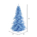 7'6"Hx52"W Fir Artificial Christmas Tree, Unlit -Sky Blue - K164275