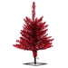 2'Hx20"W Tinsel Fir Artificial Christmas Tree, Unlit -Red - K165120