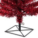 2'Hx20"W Tinsel Fir Artificial Christmas Tree, Unlit -Red - K165120