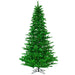 3'Hx25"W Tinsel Fir Artificial Christmas Tree, LED Pre-Lit (Green) -Green - K165731LED