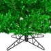 6'6"Hx46"W Tinsel Fir Artificial Christmas Tree, LED Pre-Lit (Green) -Green - K165766LED