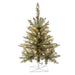 2'Hx20"W Tinsel Fir Artificial Christmas Tree, LED Pre-Lit -Champagne - K166321LED